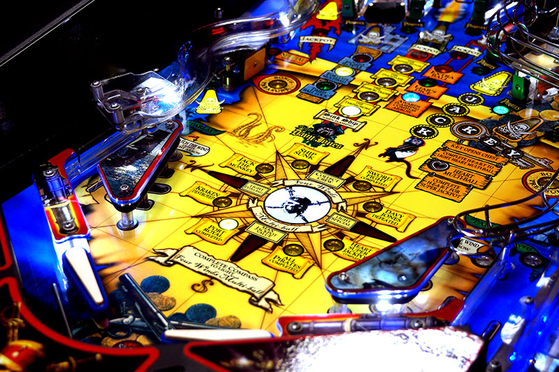 Pirates of the Caribbean Pinball Machine - Flippers